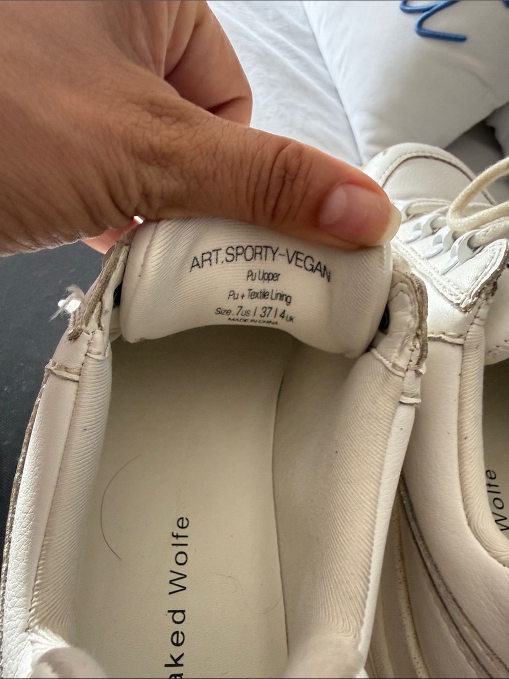 Vintage Naked Wolfe White Platform Trail Sneakers - Picture 8 of 10